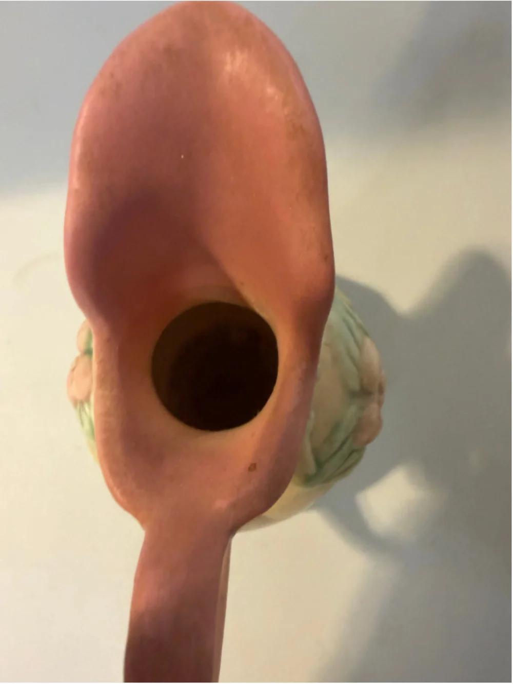 Hull Pottery Floral Vase One Size Beige and Pink